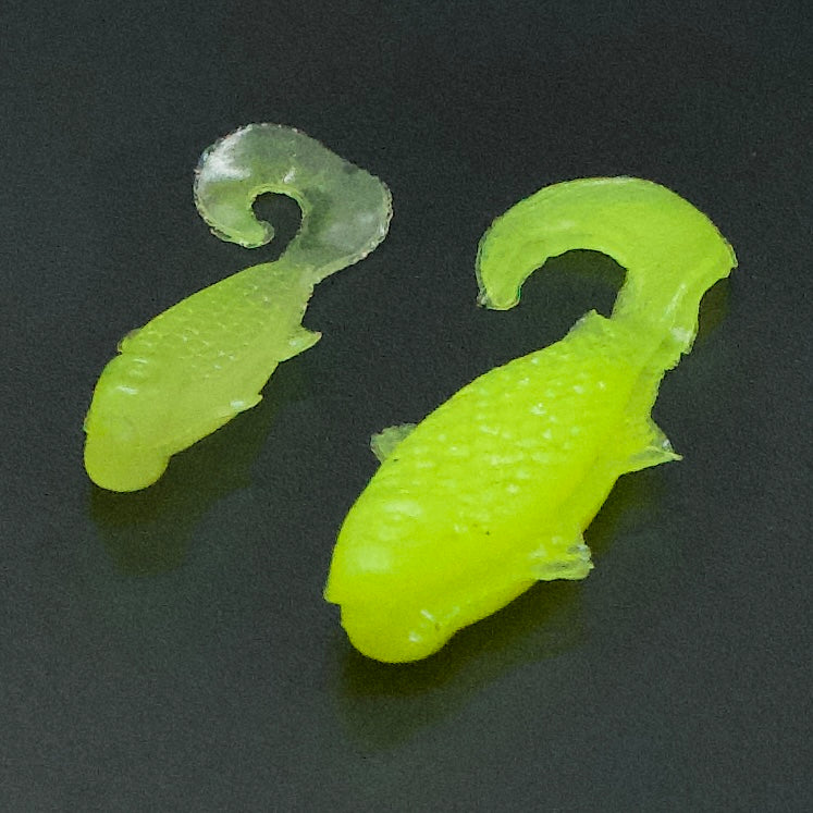 16 Pack- 2.5 Galaxy Crappie Soft Plastic Baits